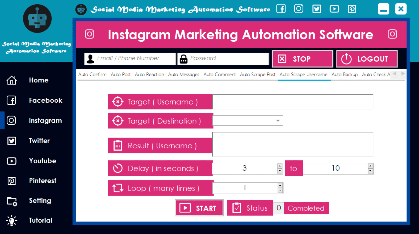 Auto Scrape Username
