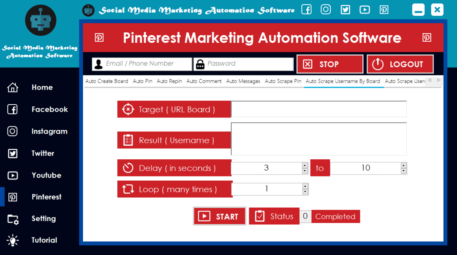 Auto Scrape Username By Board