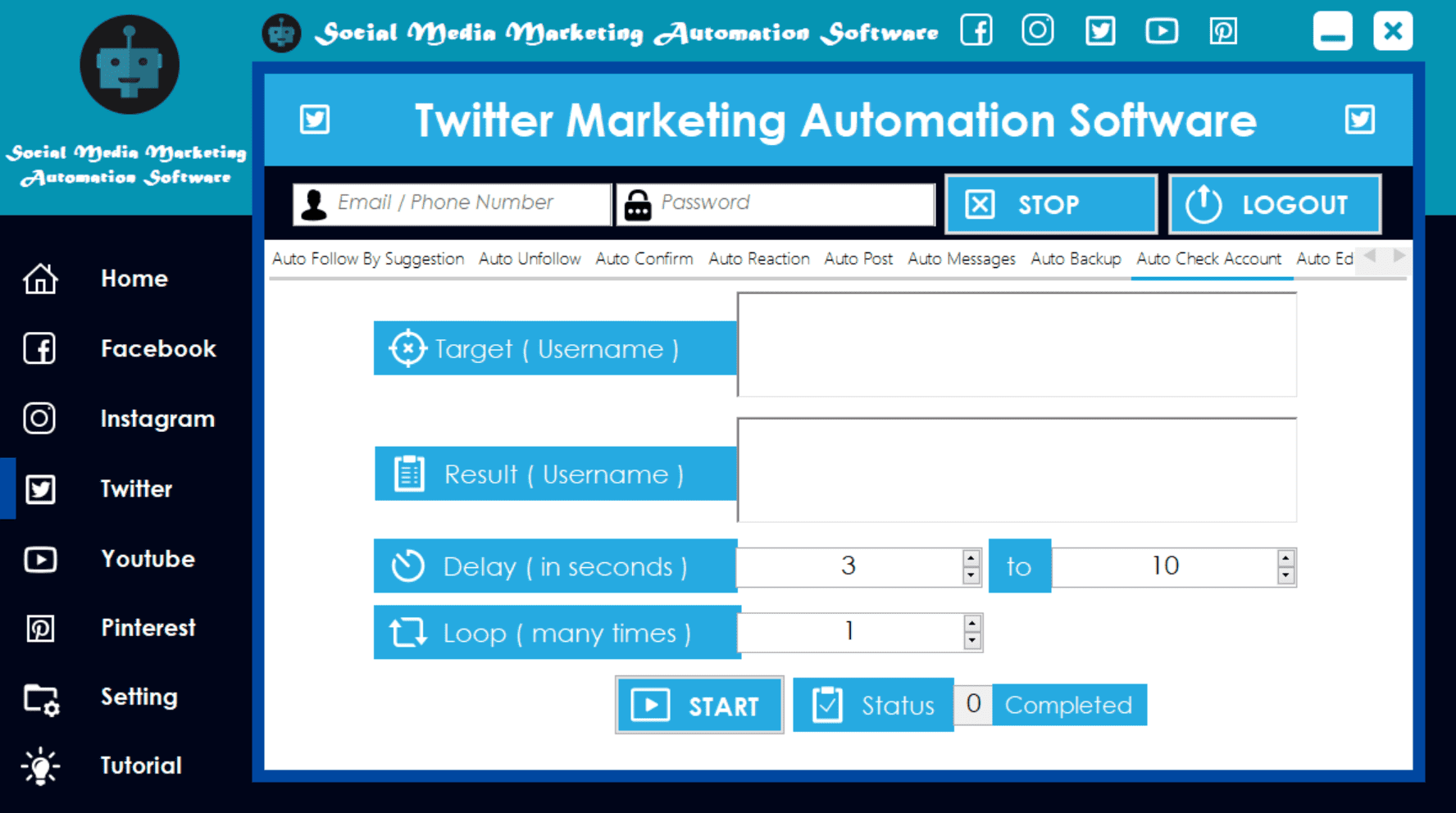 Auto Check Account