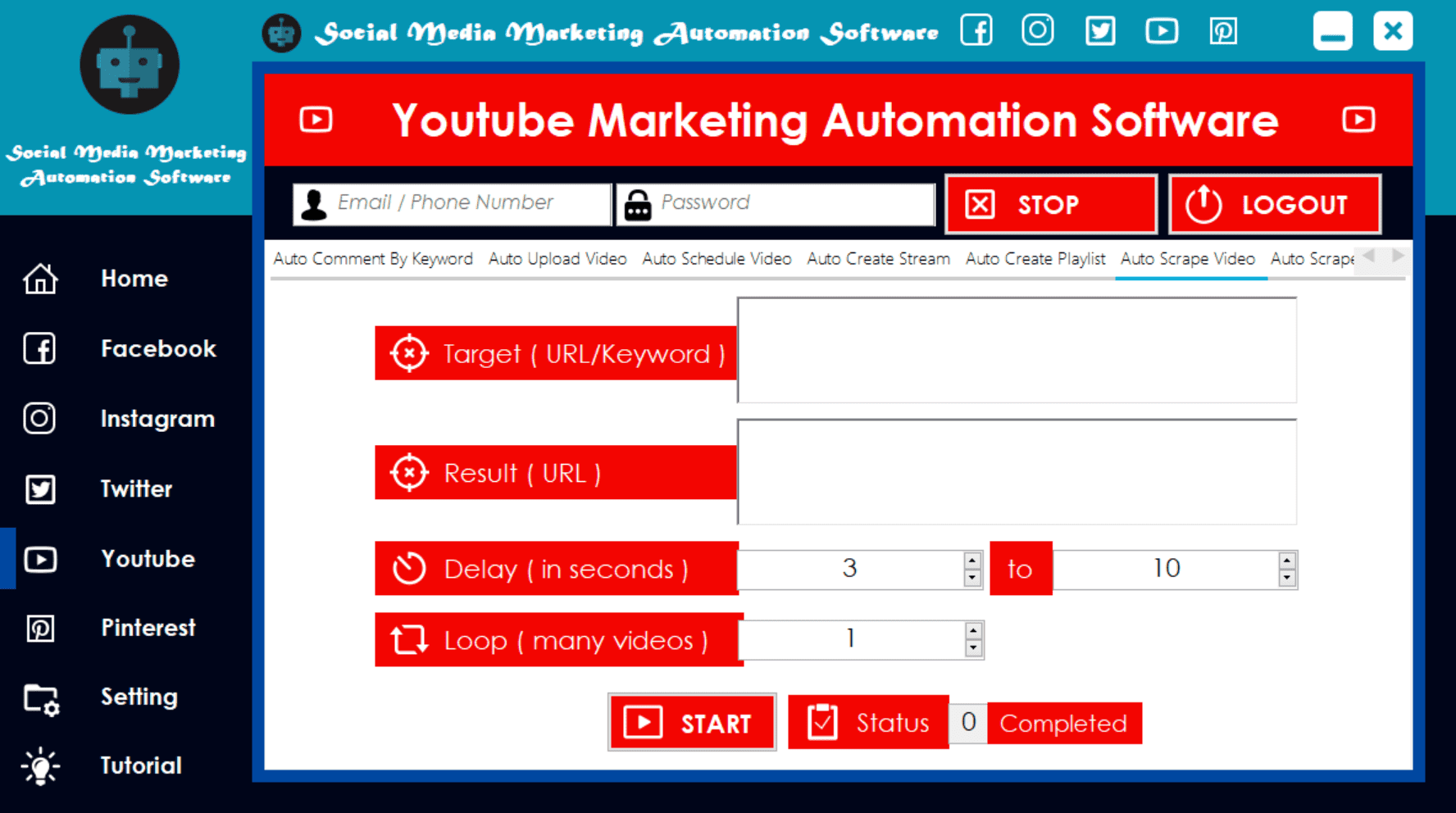 Auto Scrape Video
