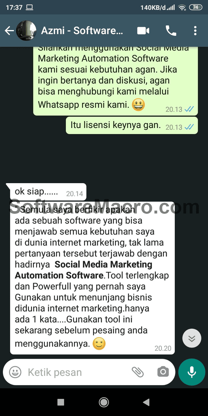Testimonial Social Media Marketing Automation Software - SoftwareMacro.com
