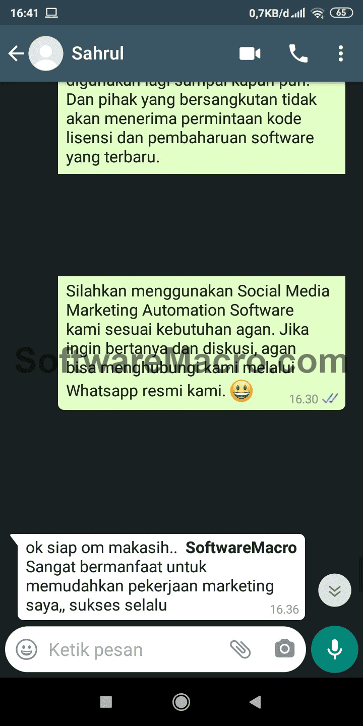 Testimonial Social Media Marketing Automation Software - SoftwareMacro.com