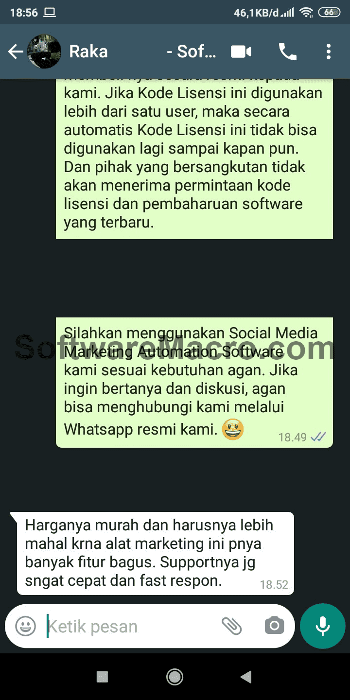 Testimonial Social Media Marketing Automation Software - SoftwareMacro.com